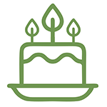 شمع روی کیک - وسایل تولد هــورا