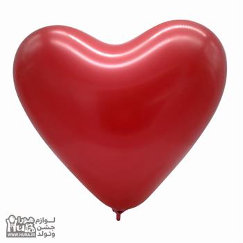 بادکنک قلبی زرشکی 12 اینچ 100 عددی تایلندی