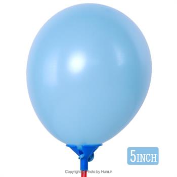 بادکنک ریز مات آبی روشن 5 اینچ