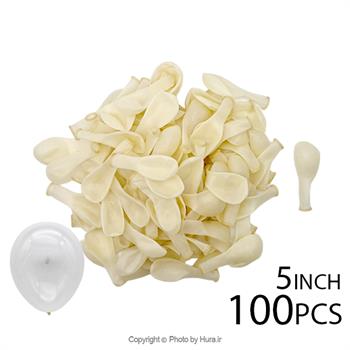 بادکنک شیشه ای 100عددی 5اینچ