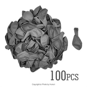 بادکنک طوسی مات 12 اینچ 100 عددی
