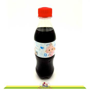 برچسب بطری نوشابه کوچک تم بیبی پسر 10 عددی