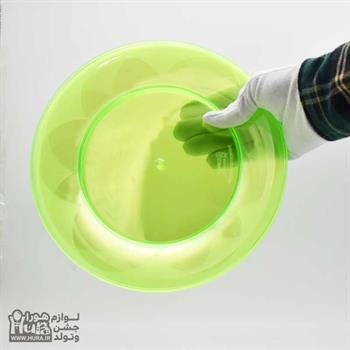 بشقاب غذا خوری شبرنگ سبز 6 عددی