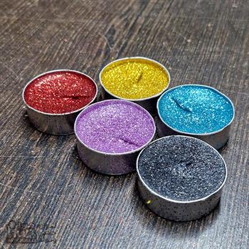 شمع وارمر اکلیلی فیروزه ای 4 ساعته 10 عددی