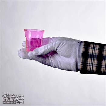 لیوان شات لوکس 70CC شبرنگ صورتی 10 عددی