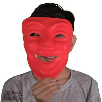 ماسک شبرنگ صورت خندان قرمز