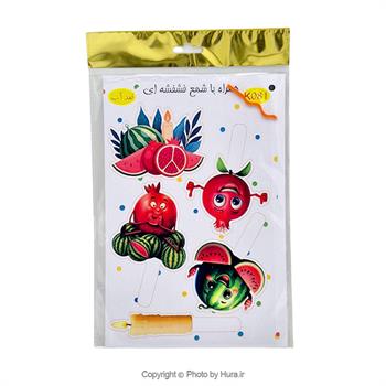 استند و استیکر یلدا روی کیک ضدآب K081