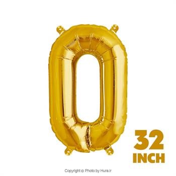 بادکنک فویلی حرف O طلایی 32 اینچ