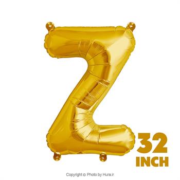 بادکنک فویلی حرف Z طلایی 32 اینچ