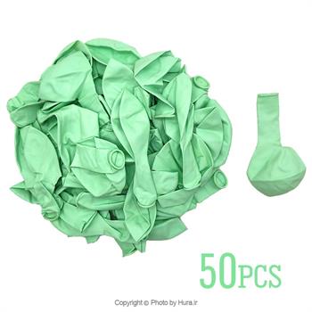 بادکنک سبز مغز پسته ای پاستیلی 12 اینچ 50 عددی