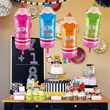 بادکنک فویلی مداد نارنجی