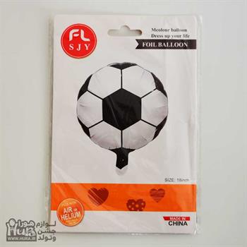 بادکنک فویلی مدل توپ فوتبال سه بعدی
