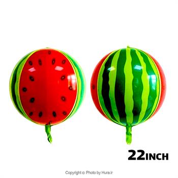 بادکنک فویلی هندوانه یلدا کروی ORB 22 اینچ