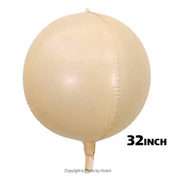 بادکنک فویلی کاراملی ORB کروی 32 اینچ