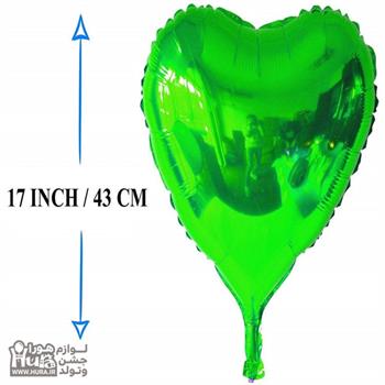 بادکنک فویلی کیک و قلب سبزمدل  5تیکه