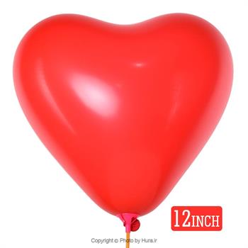 بادکنک قلب قرمز تایلندی 12 اینچ