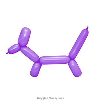 بادکنک ماری بنفش مات 100عددی