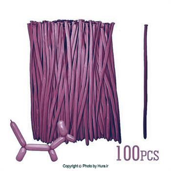 بادکنک ماری سرخابی 100عددی