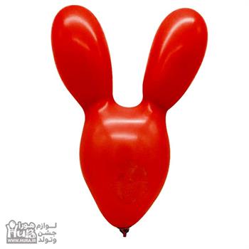 بادکنک خرگوش چاپ دار چند رنگ 12 اینچ 5 عددی تایلندی