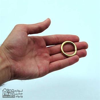حلقه بادکنک هلیوم فلزی درشت طلایی 