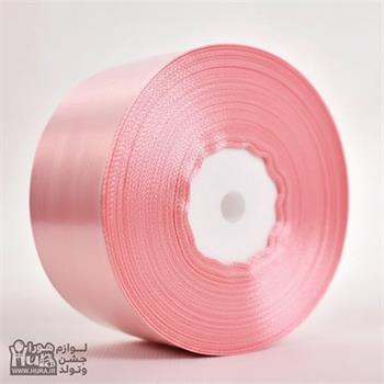 روبان ساتن صورتی 36 یارد عرض 4 سانت
