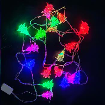ریسه چراغدار مدل درخت کریسمس کریستالی چشمک زن 3 متری