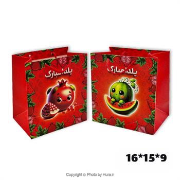 ساک دستی یلدا انار هندوانه 16x15x9 سانتیمتر