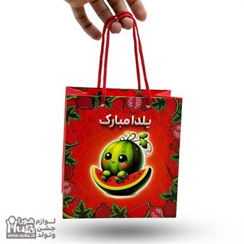 ساک دستی یلدا انار هندوانه 16x15x9 سانتیمتر