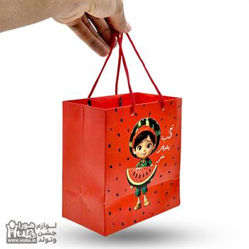 ساک دستی یلدا فانتزی دو 16x15x9 سانتیمتر