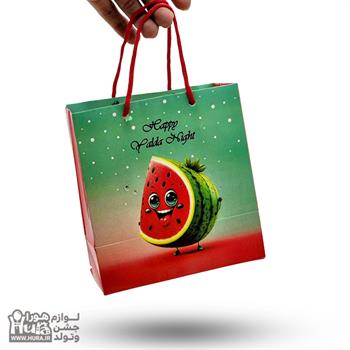 ساک دستی یلدا قاچ هندوانه 16x15x9 سانت