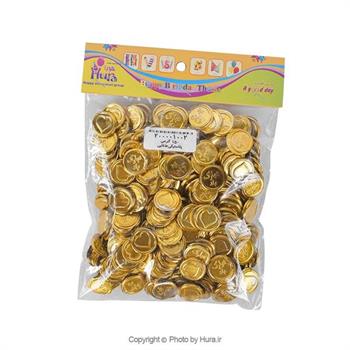 سکه مبارکباد پلاستیکی طلایی 150گرمی