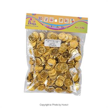 سکه مبارکبادپلاستیکی طلایی 120گرمی