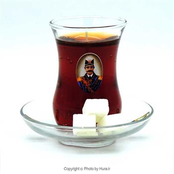 شمع استکان چای شاه عباسی قند پهلو 