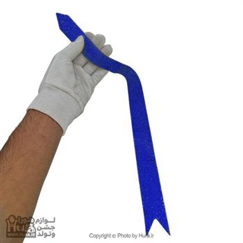 پاپیون اکلیلی آبی کاربنی 47x3 سانت 10 عددی