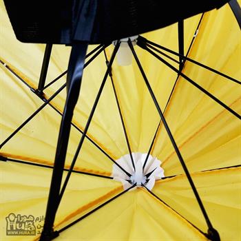 کلاه چتری قطر 50 سانت زرد