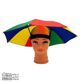 چتر روی سر قطر60 سانت چند رنگ