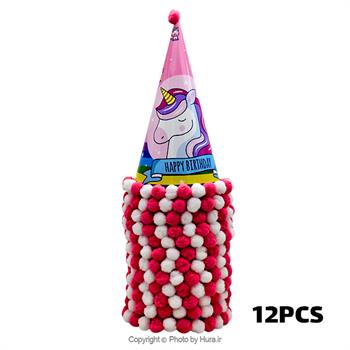 کلاه بوقی متوسط توپکی اسب تک شاخ 12 عددی