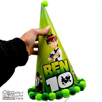 کلاه بوقی متوسط توپکی بن تن 12 عددی