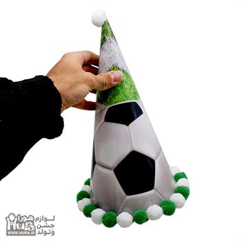 کلاه بوقی متوسط توپکی توپ فوتبال 12 عددی