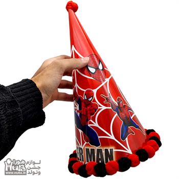 کلاه بوقی متوسط توپکی مرد عنکبوتی 12 عددی