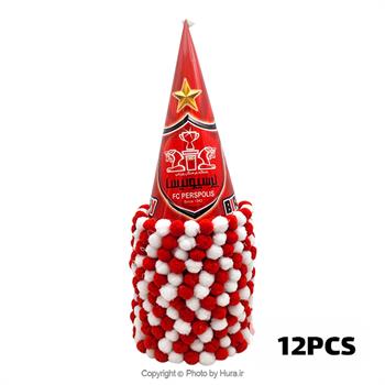 کلاه بوقی متوسط توپکی پرسپولیس 12 عددی