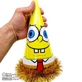 کلاه بوقی متوسط زری دار مدل 2 چند طرح 30 عددی