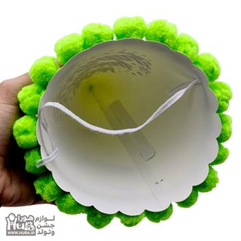 کلاه بوقی کوتاه توپکی فسفری چندرنگ 12 عددی