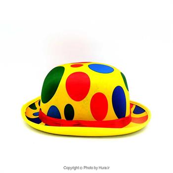 کلاه لبه دار بلند انگلیسی ساتن زرد توپ توپی