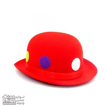 کلاه لبه دار بلند انگلیسی نمدی قرمز