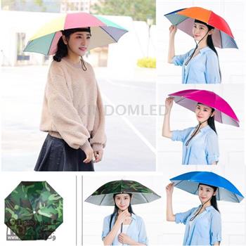 کلاه چتری آبی پشت نقره ای قطر50سانت