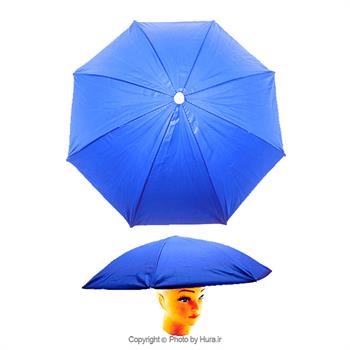 کلاه چتری آبی پشت نقره ای قطر50سانت