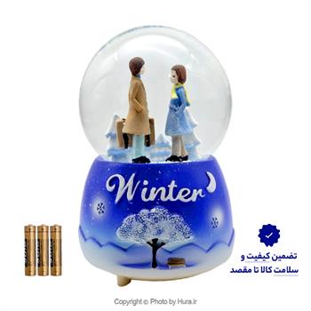 گوی موزیکال پمپی زن و شوهر WINTER زمستان