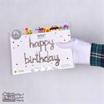 بادکنک فویلی HAPPY BIRTHDAY دکتری نقره ای