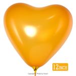 بادکنک قلب طلایی تایلندی 12 اینچ